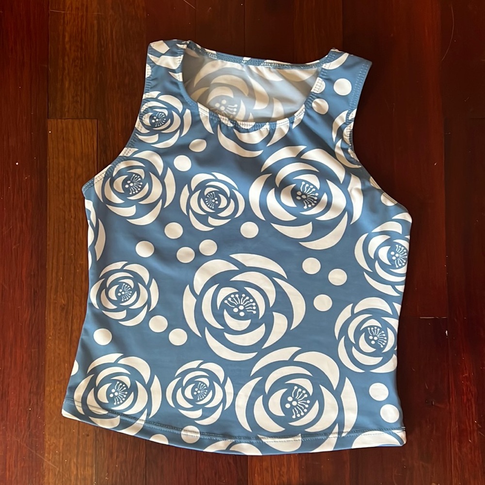 Arika patterned workout tank top